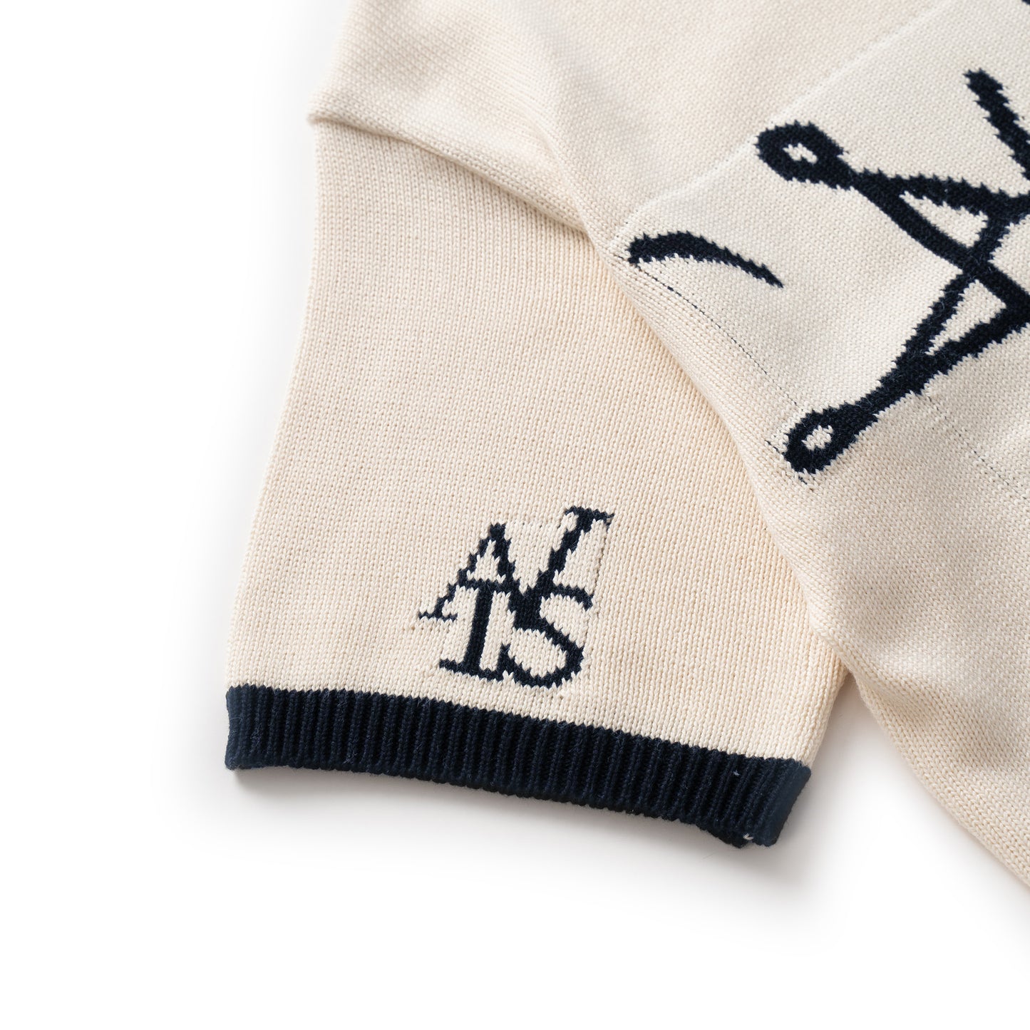 ATYS® GRAFFITI LOGO KNIT COTTON T-SHIRT