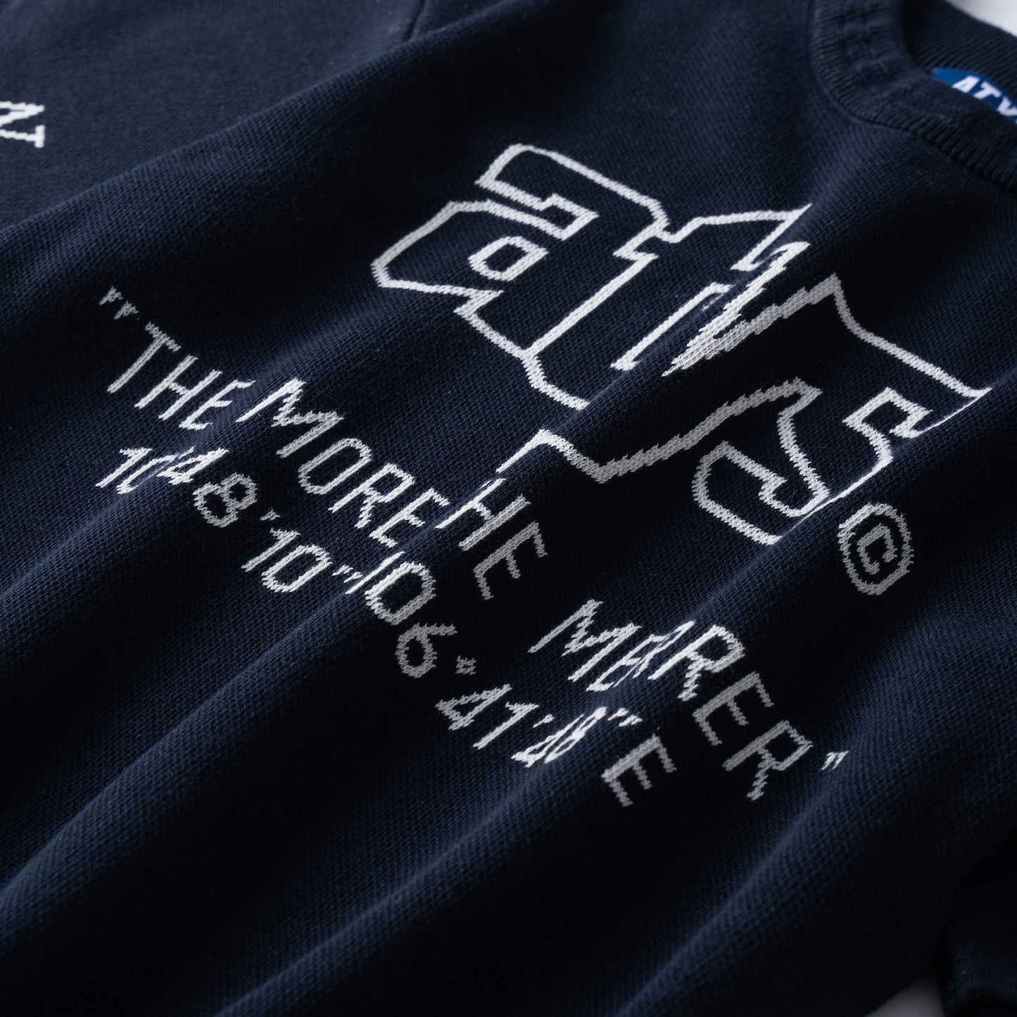 ATYS® "THE MORE THE MERRER" KNIT COTTON T - SHIRT