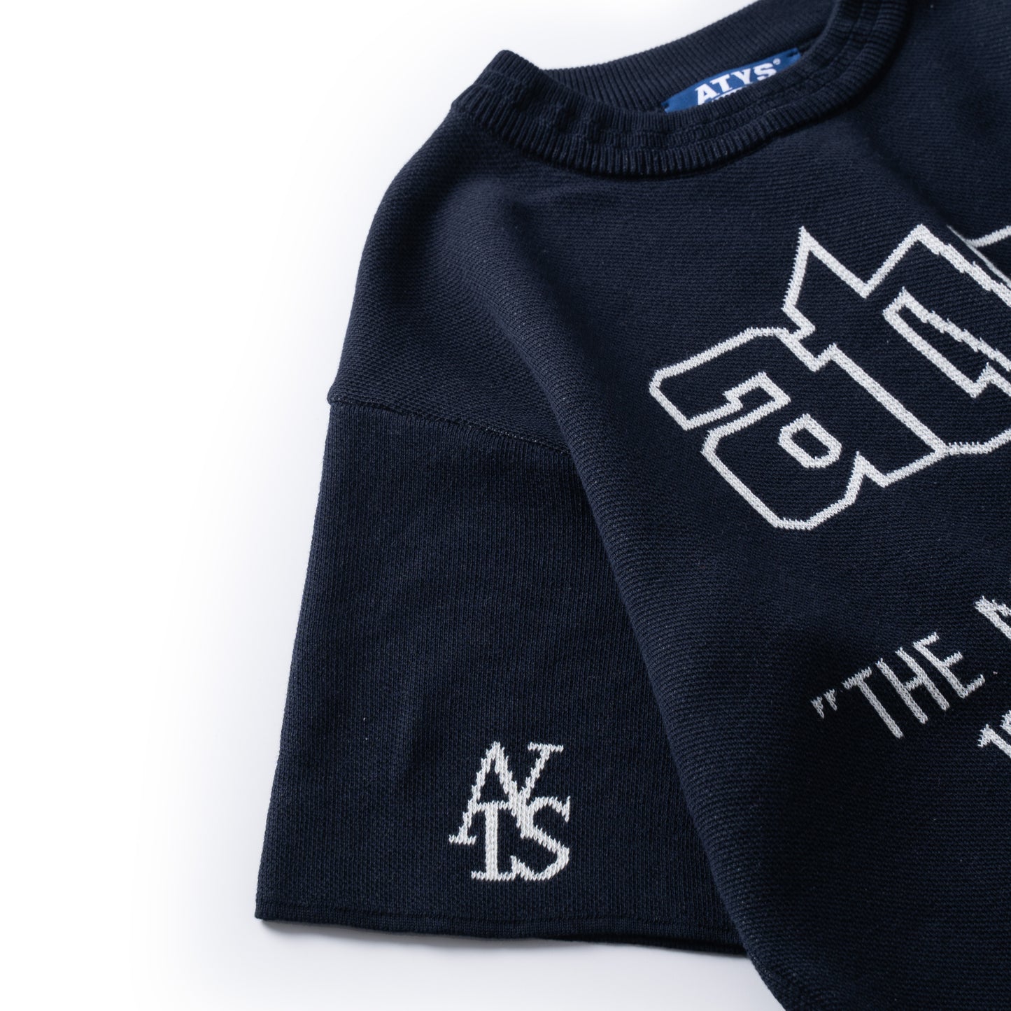 ATYS® "THE MORE THE MERRER" KNIT COTTON T - SHIRT
