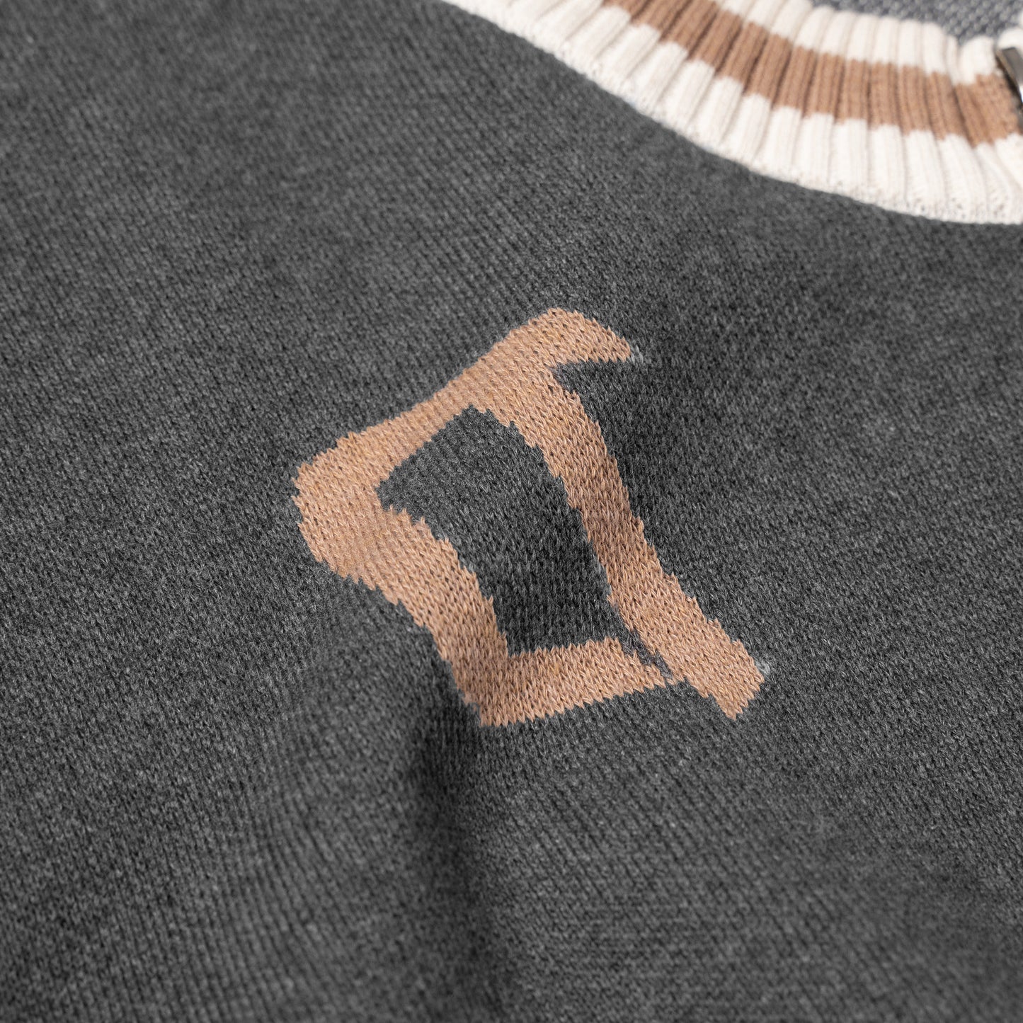 ATYS® "HOMELAND" ROUND NECK ZIPPER KNIT SWEATER - VER 2