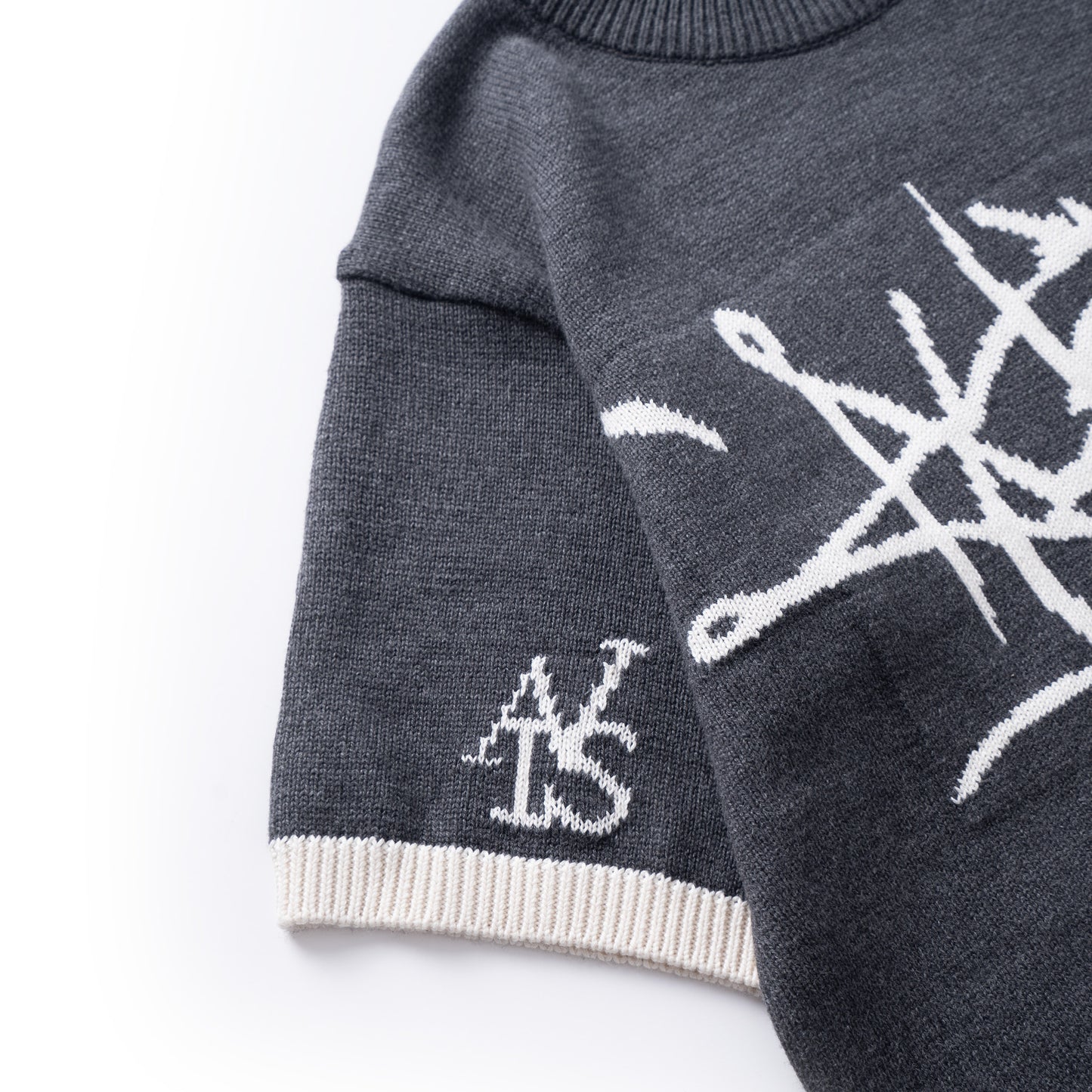 ATYS® GRAFFITI LOGO KNIT COTTON T-SHIRT