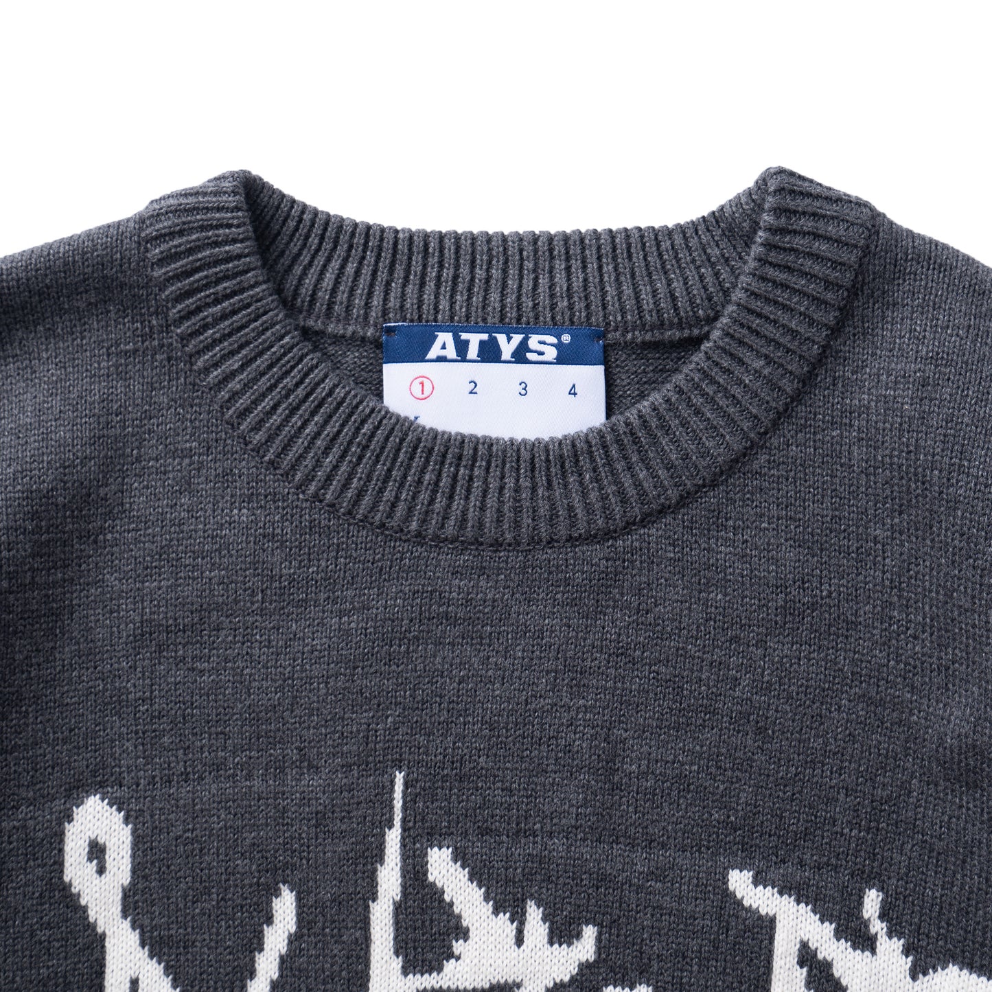 ATYS® GRAFFITI LOGO KNIT COTTON T-SHIRT