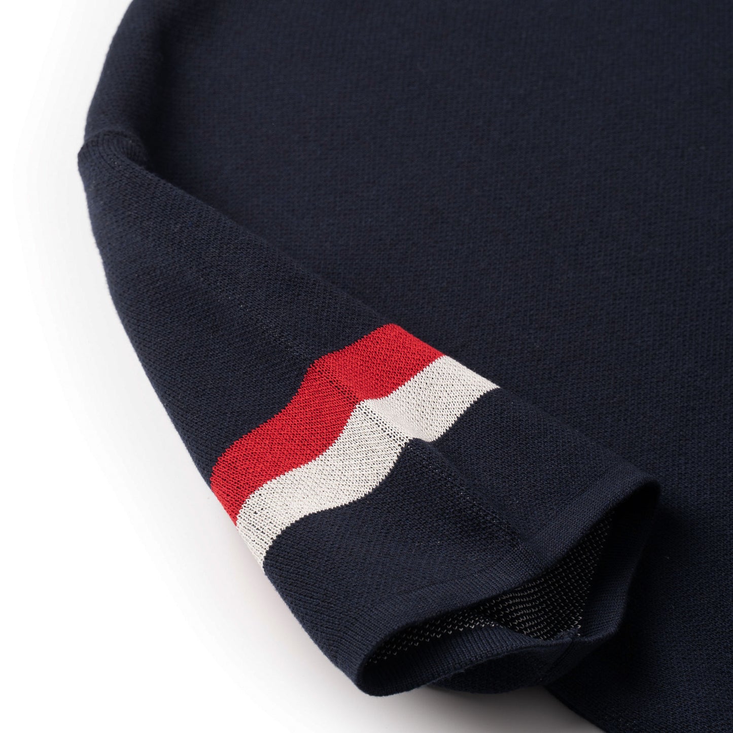 ATYS® TRI-COLOR KNIT COTTON T-SHIRT