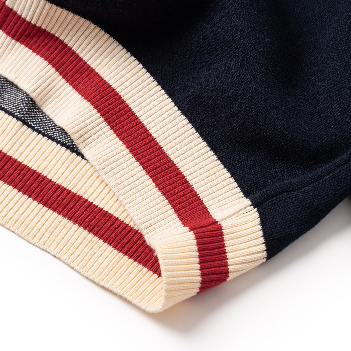 ATYS® "HOMELAND" ROUND NECK ZIPPER KNIT SWEATER