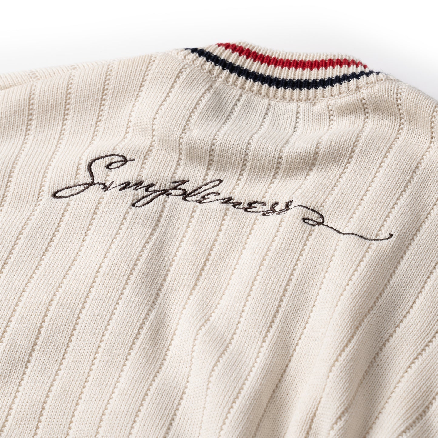 ATYS® 2 - LINE KNIT COTTON CARDIGAN