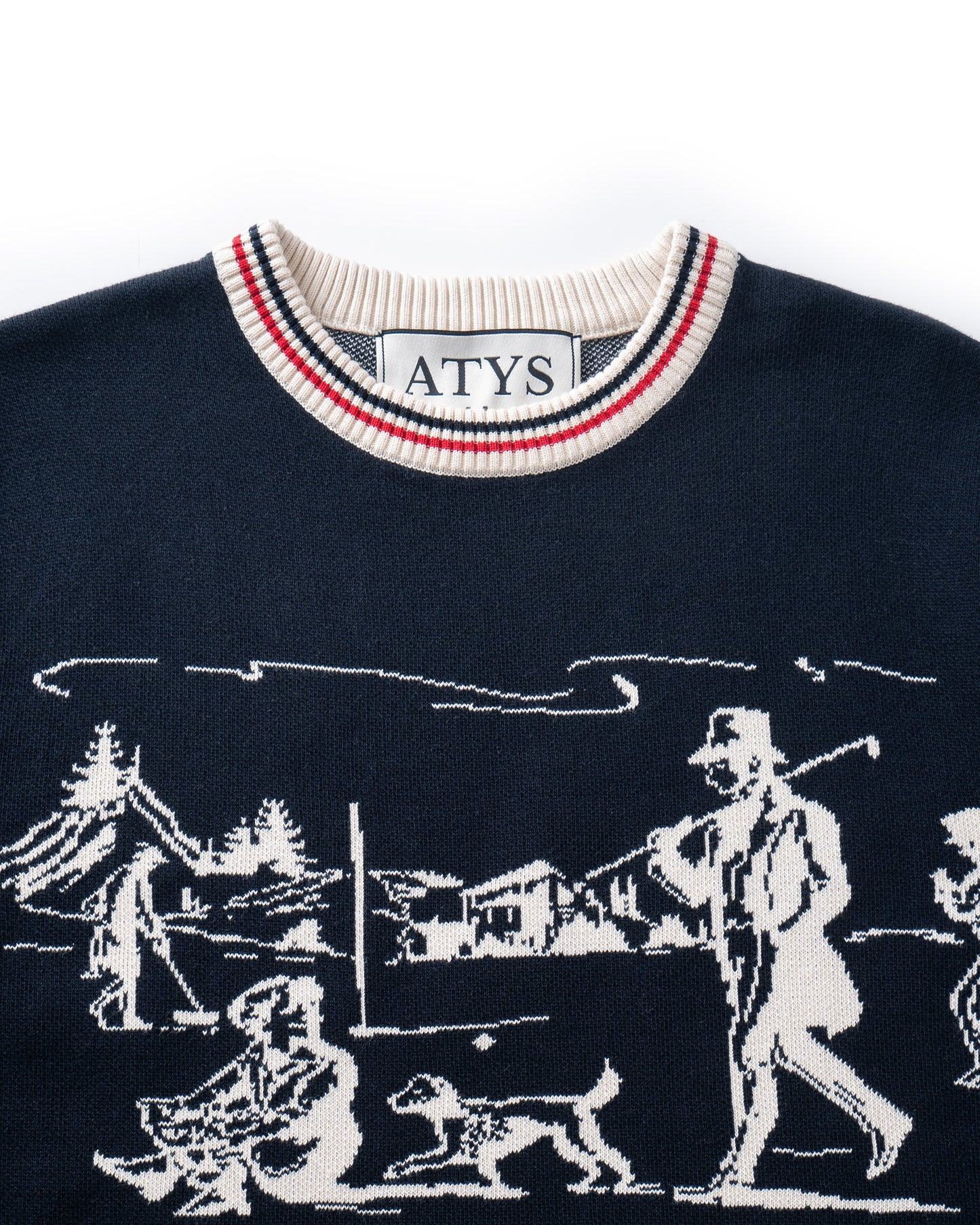 ATYS® HERITAGE CLUB KNIT COTTON T-SHIRT