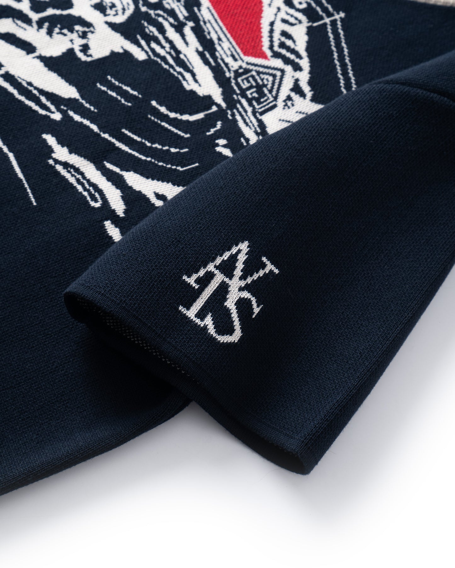 ATYS® "MOUNTAIN DREAM" V-NECK KNIT COTTON T-SHIRT