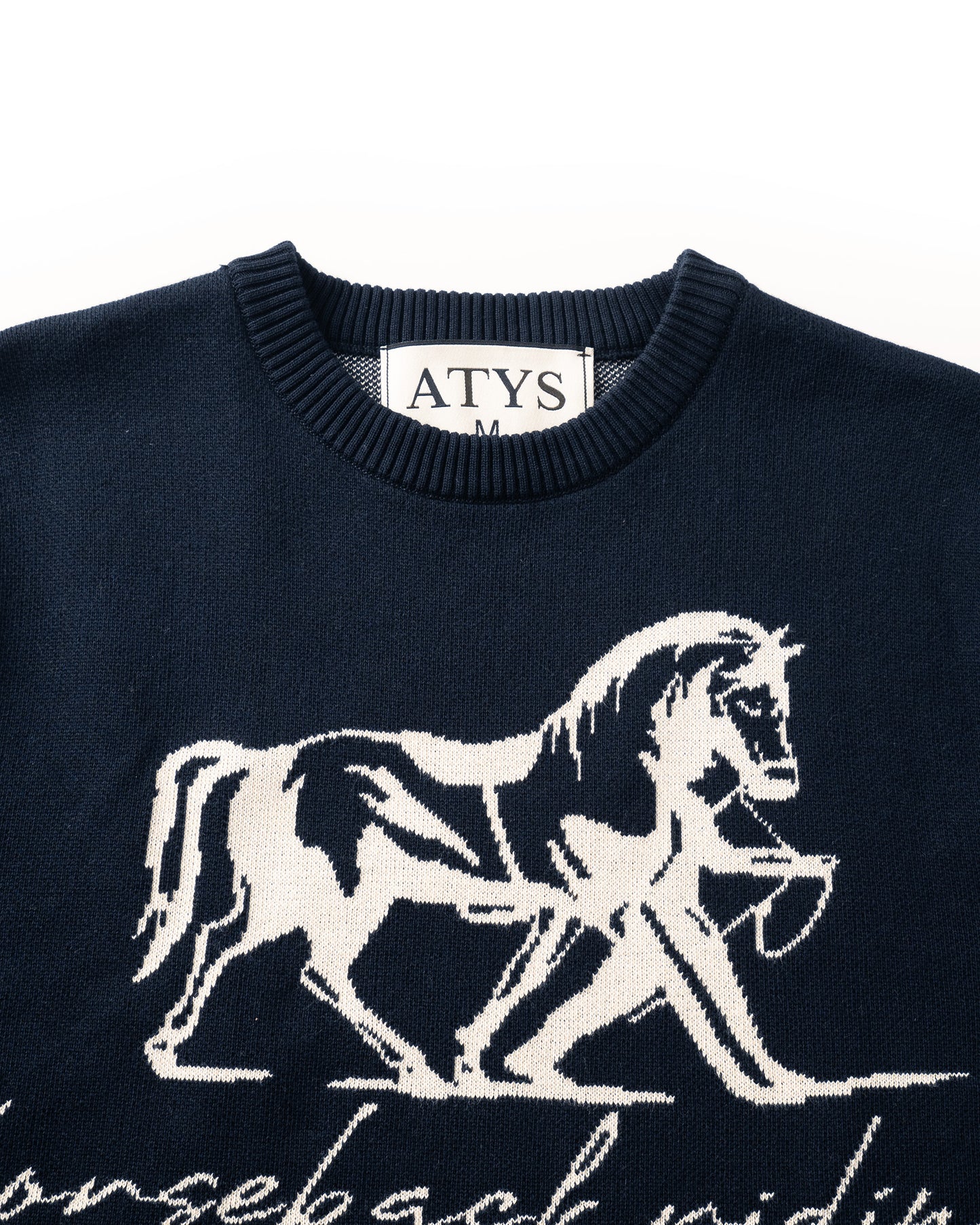 ATYS® MUSTANG KNIT COTTON T-SHIRT