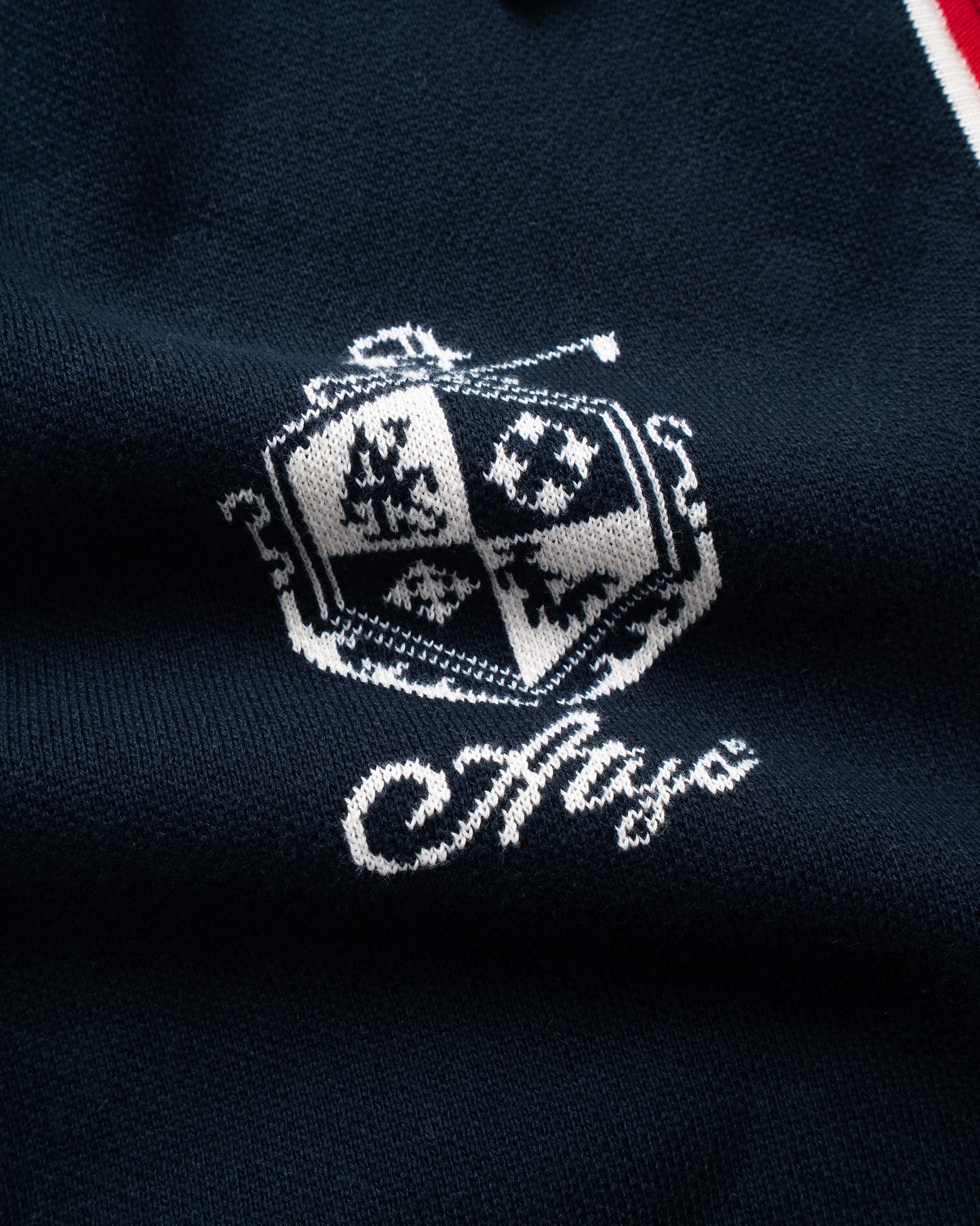 ATYS® CREST ZIPPED KNIT COTTON JACKET