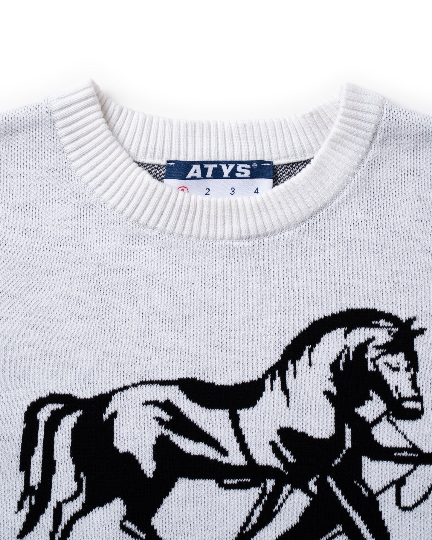 ATYS® MUSTANG KNIT COTTON T-SHIRT