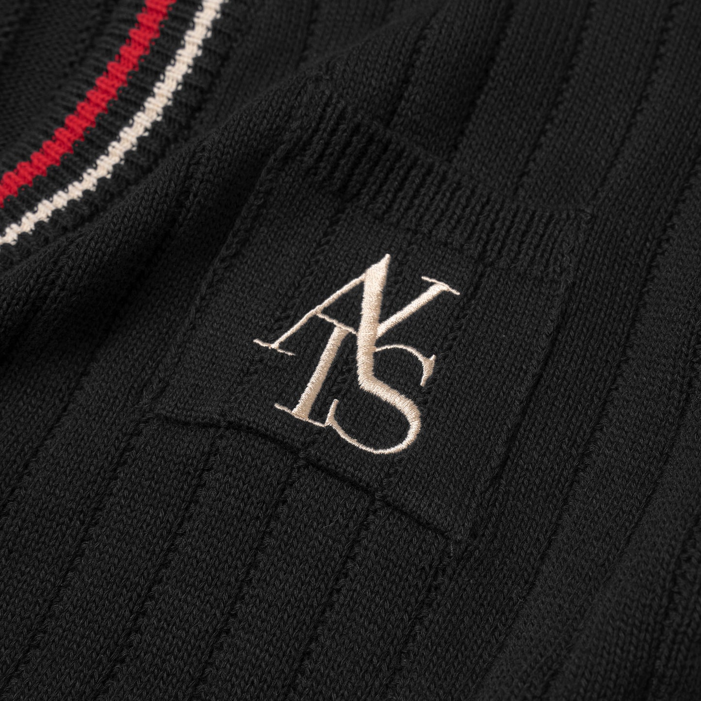 ATYS® 2 - LINE KNIT COTTON CARDIGAN