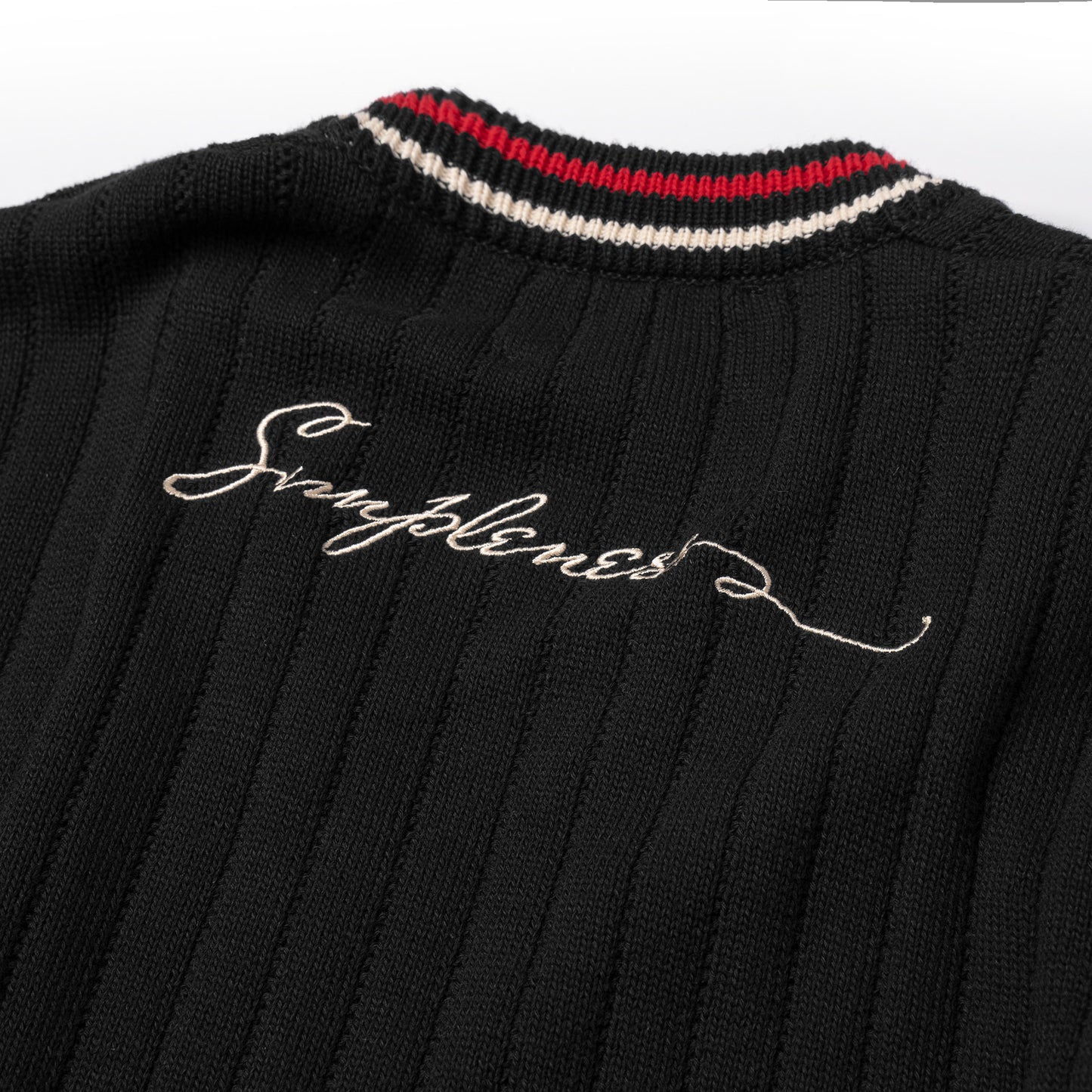 ATYS® 2 - LINE KNIT COTTON CARDIGAN