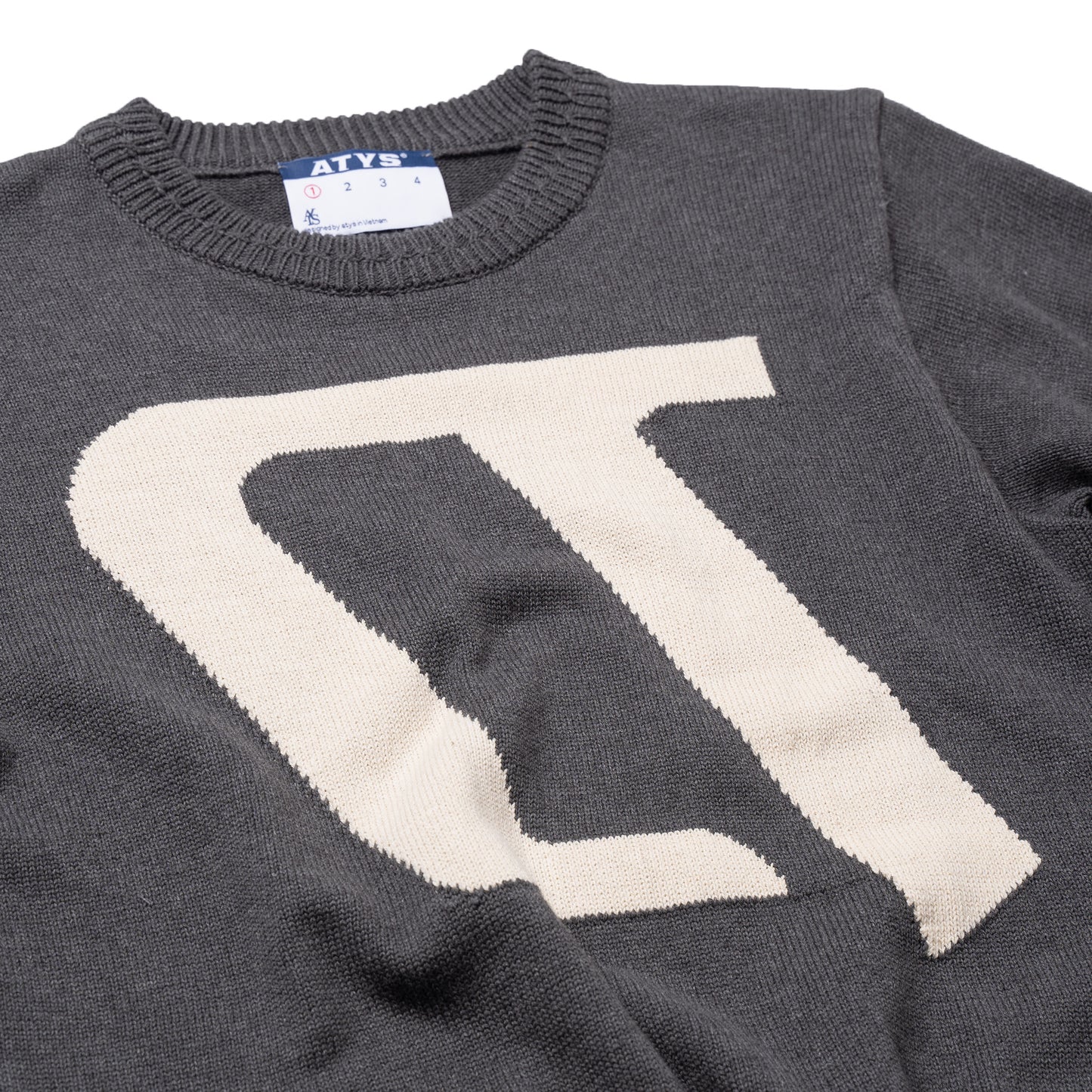 ATYS® EARLY LOGOS KNIT COTTON T - SHIRT