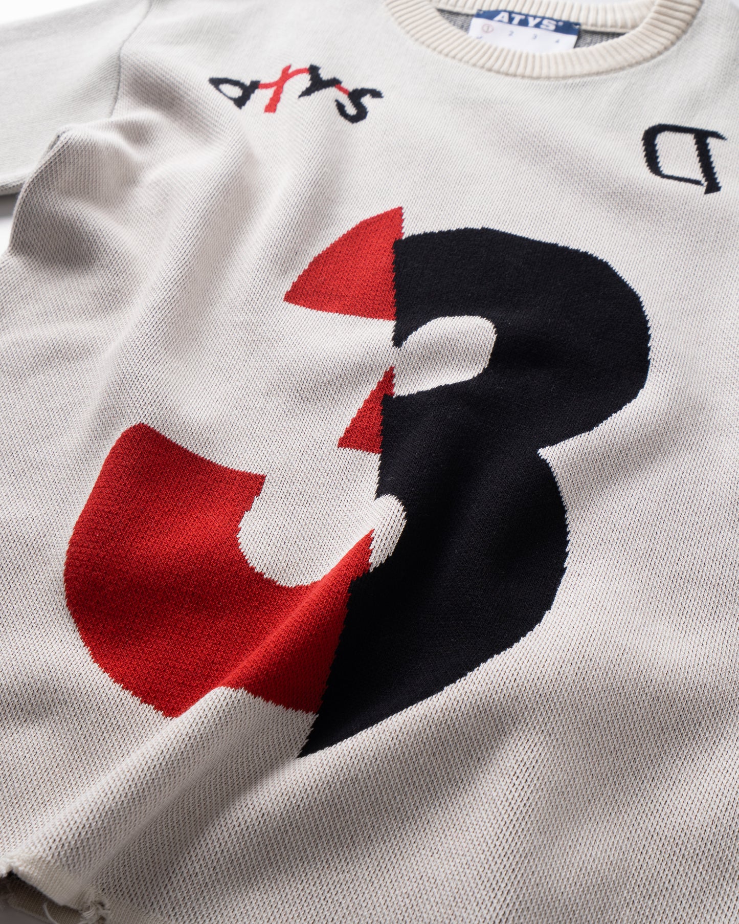 ATYS® NO.3 VARSITY KNIT COTTON T-SHIRT