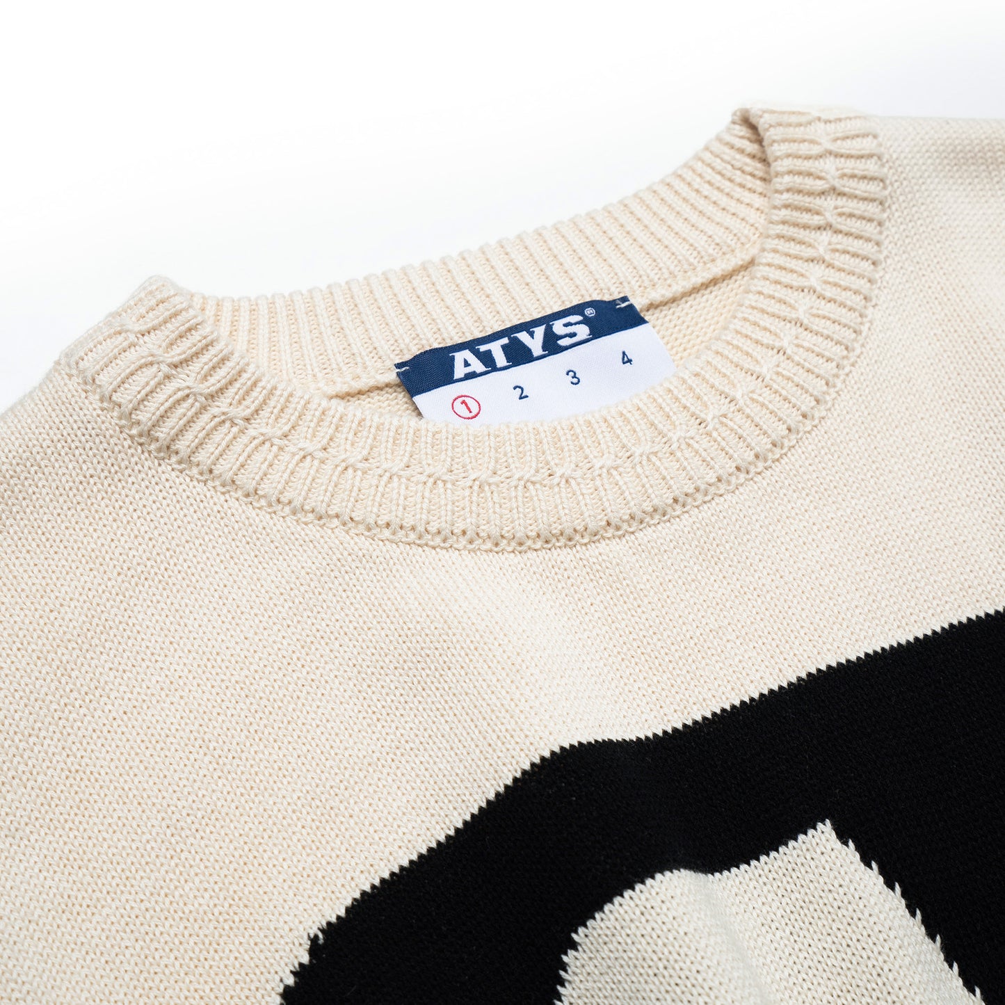 ATYS® EARLY LOGOS KNIT COTTON T - SHIRT