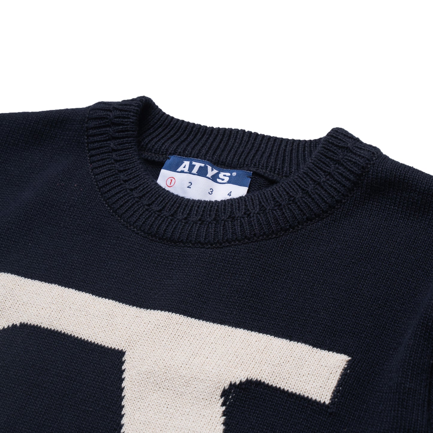 ATYS® EARLY LOGOS KNIT COTTON T - SHIRT