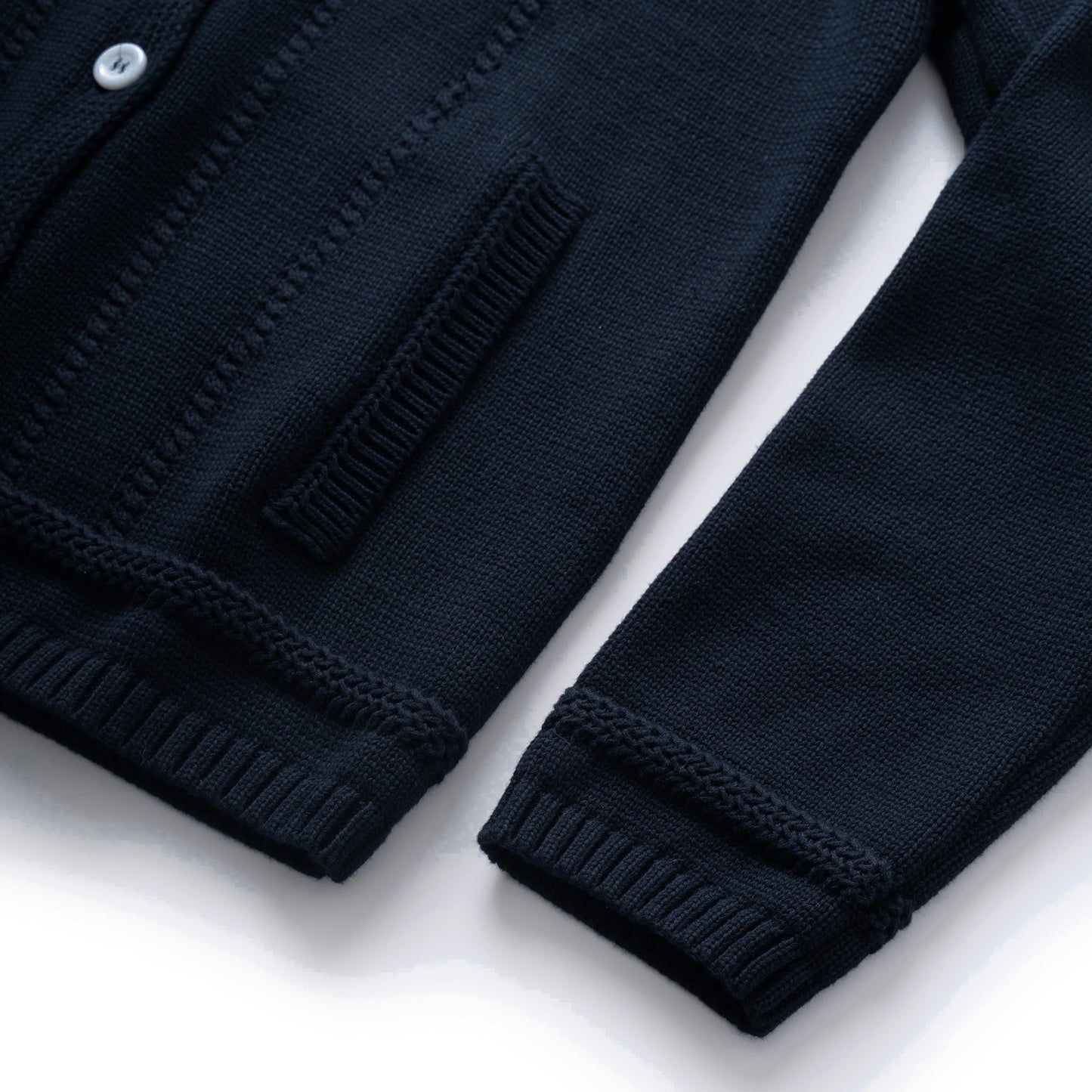 ATYS® BUTTON UP KNIT COTTON JACKET