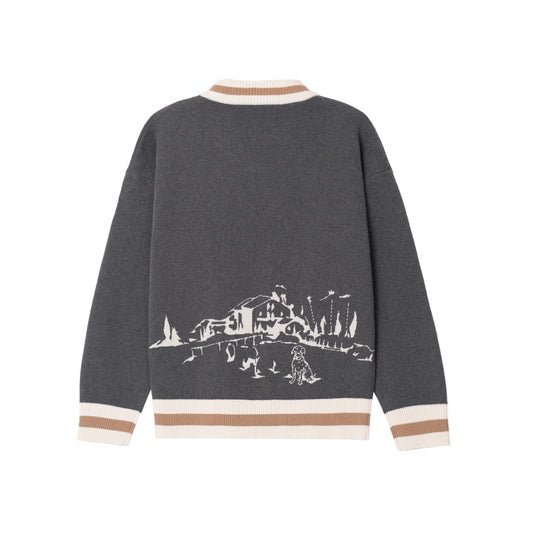 ATYS® "HOMELAND" ROUND NECK ZIPPER KNIT SWEATER - VER 2