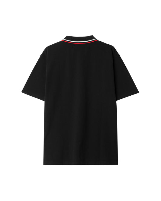 ATYS® TWIN STRIPE COLLAR POLO SHIRT