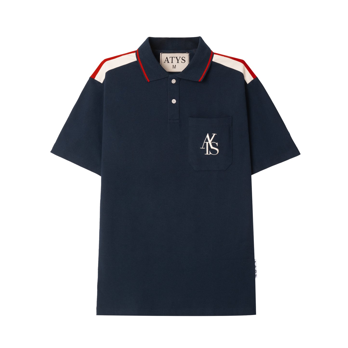 ATYS® SHOULDER PATCH POLO SHIRT
