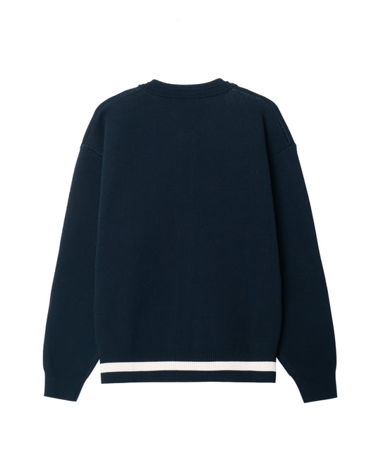 ATYS® CREST ZIPPED KNIT COTTON JACKET