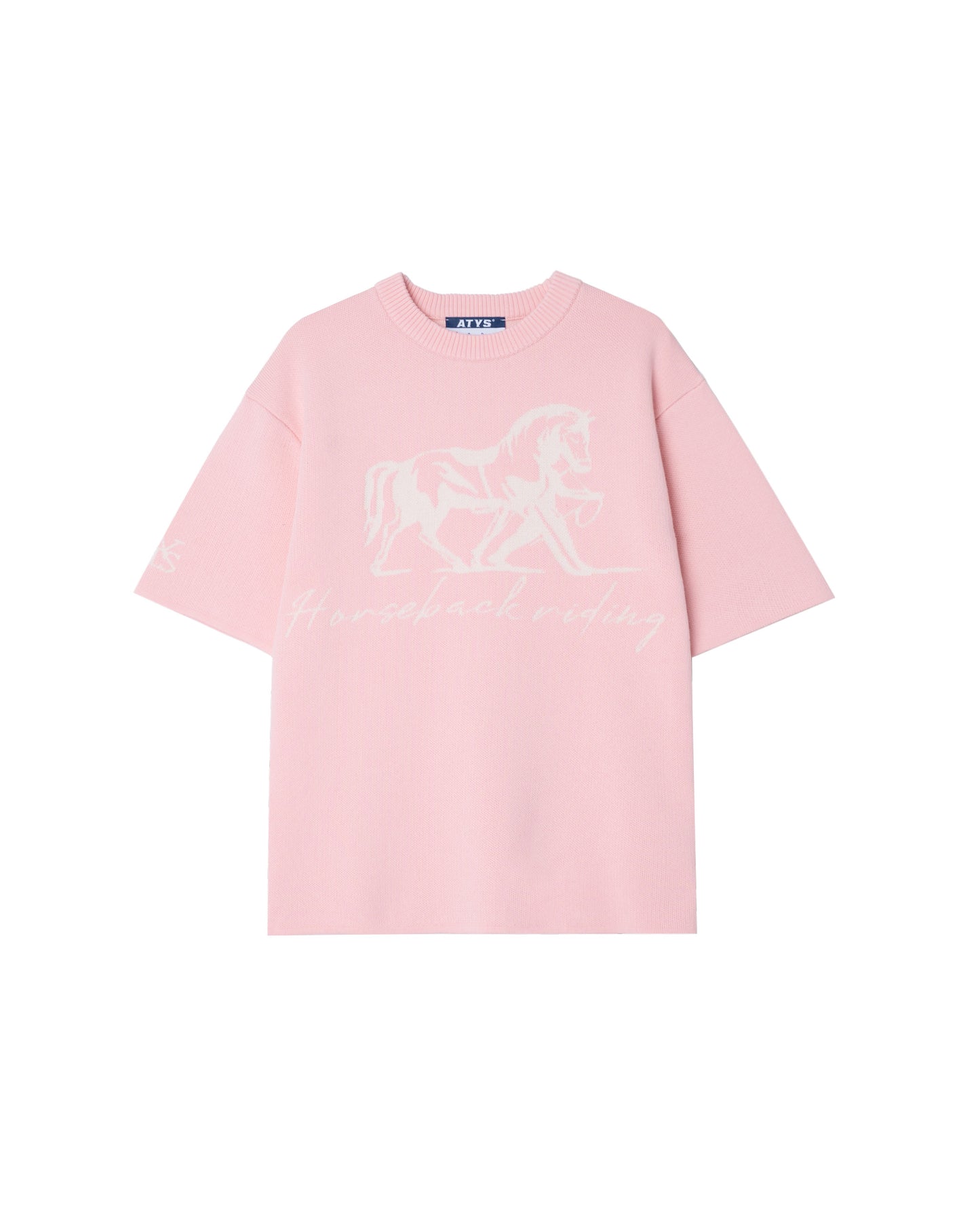 ATYS® MUSTANG KNIT COTTON T-SHIRT