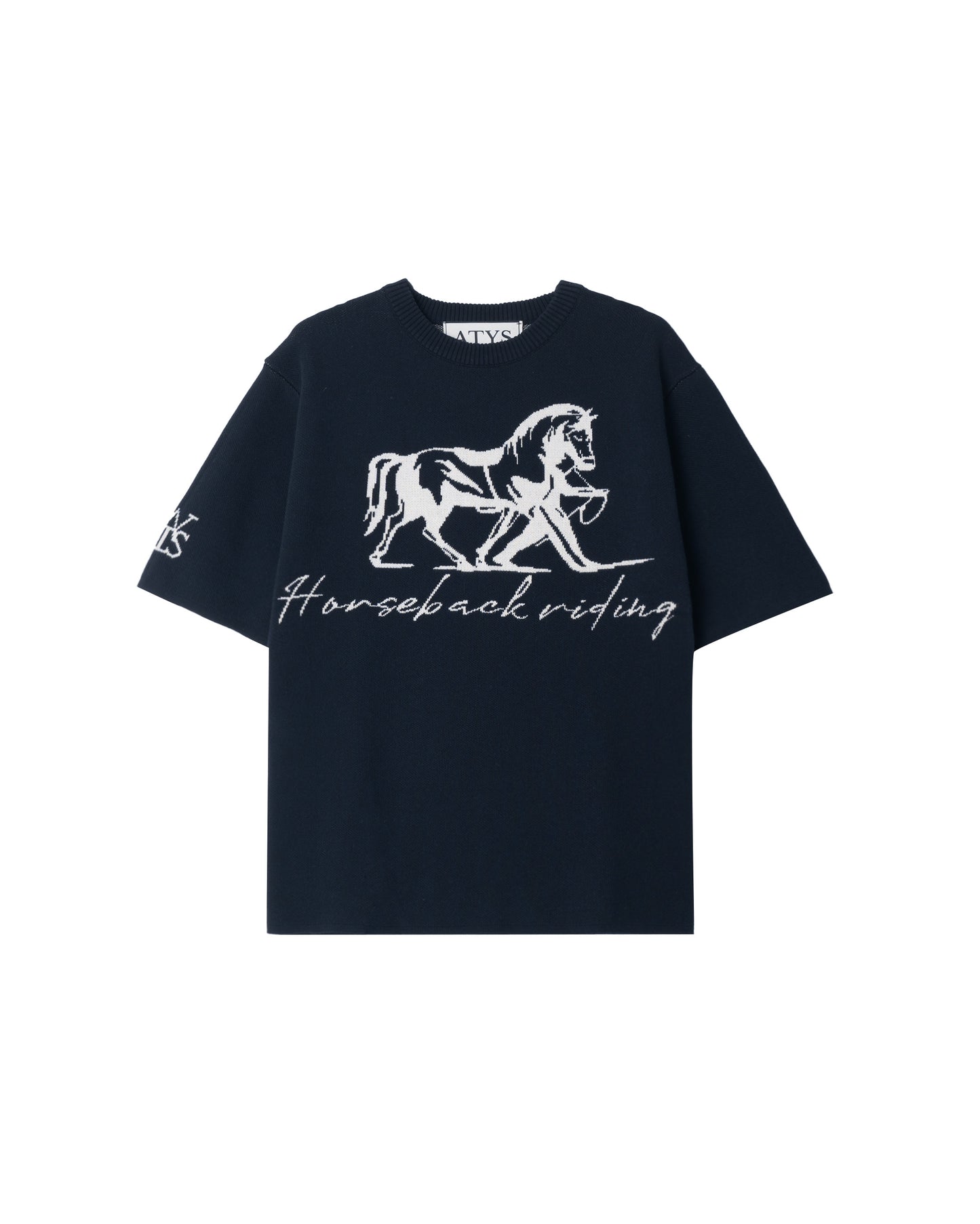 ATYS® MUSTANG KNIT COTTON T-SHIRT