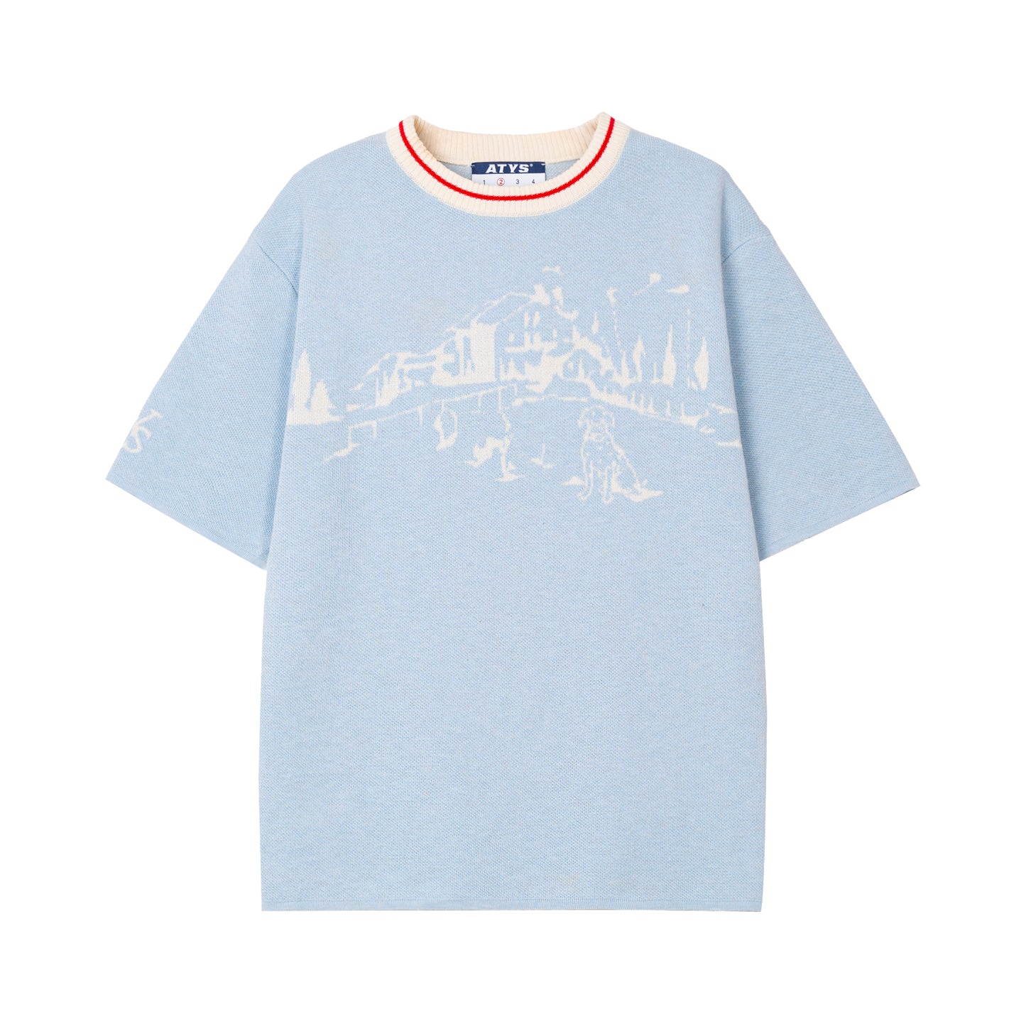 ATYS® HOMELAND KNIT COTTON T - SHIRT