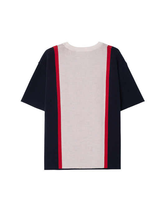 ATYS HERITAGE CREST KNIT COTTON T-SHIRT