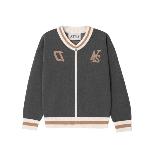 ATYS® "HOMELAND" ROUND NECK ZIPPER KNIT SWEATER - VER 2