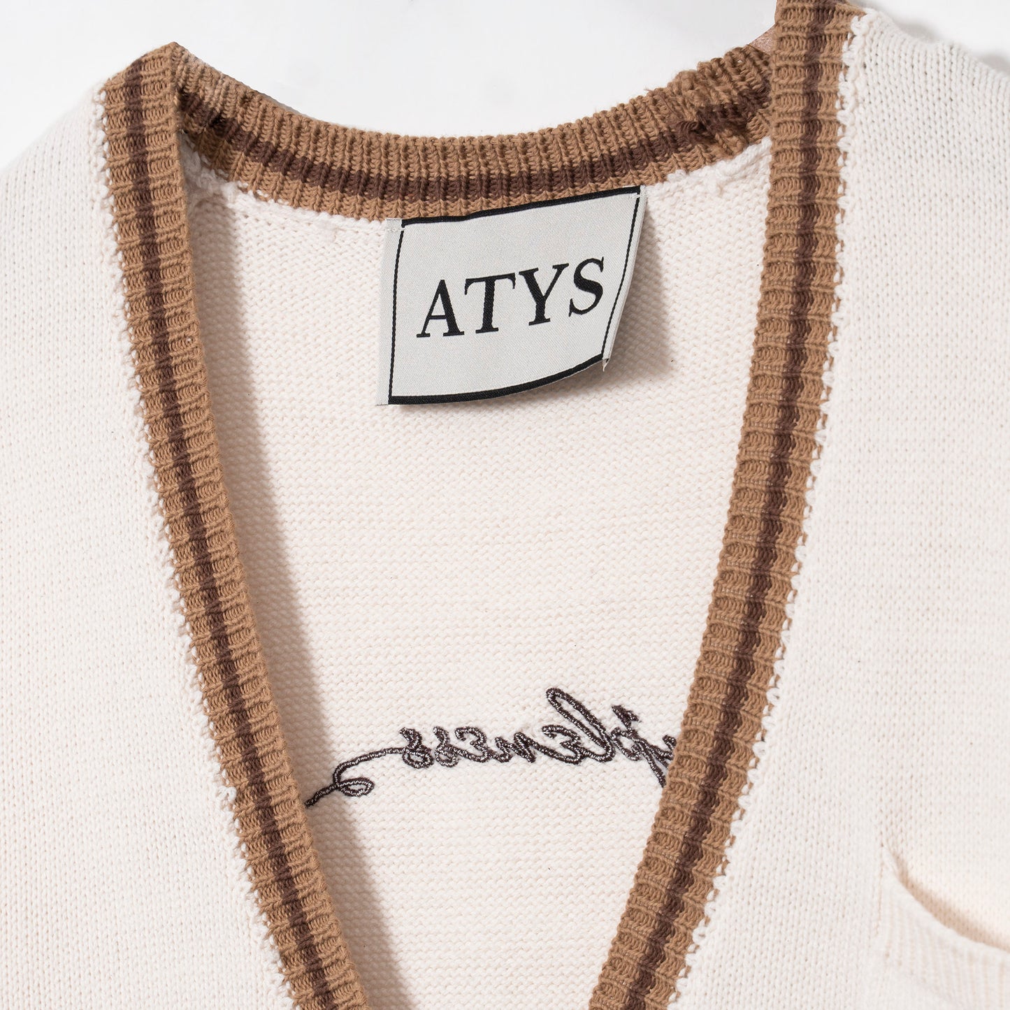 ATYS® KNIT COTTON CARDIGAN