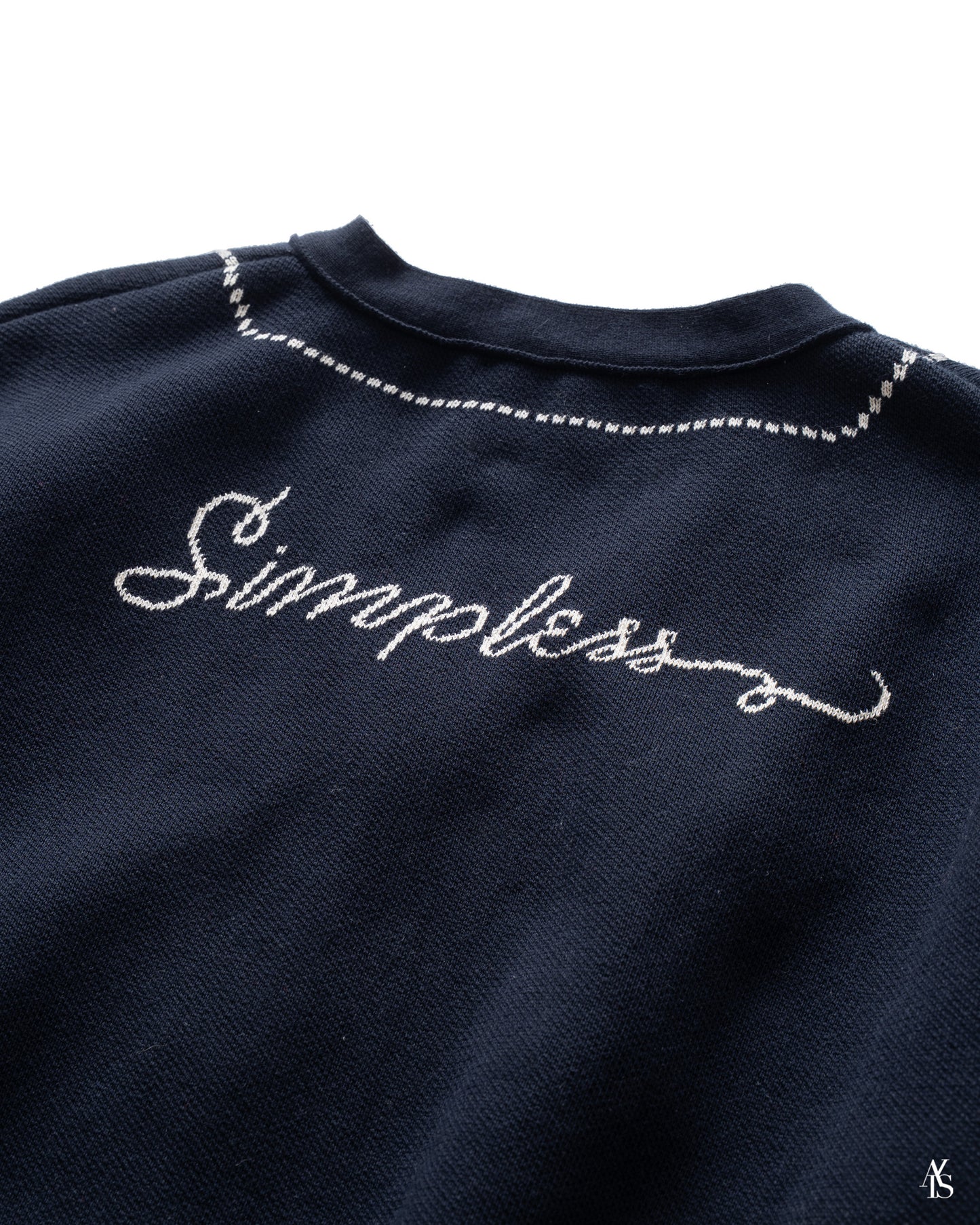 ATYS® STITCHED LINE KNIT COTTON CARDIGAN