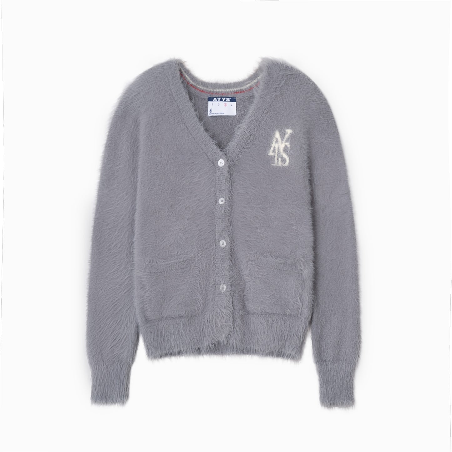 ATYS® SIGNATURE LOGO MOHAIR CARDIGAN