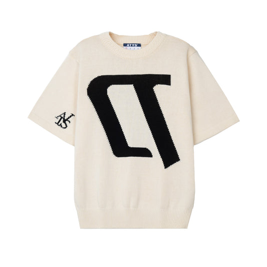 ATYS® EARLY LOGOS KNIT COTTON T - SHIRT