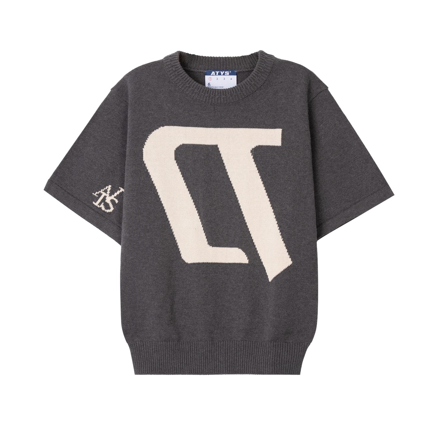 ATYS® EARLY LOGOS KNIT COTTON T - SHIRT