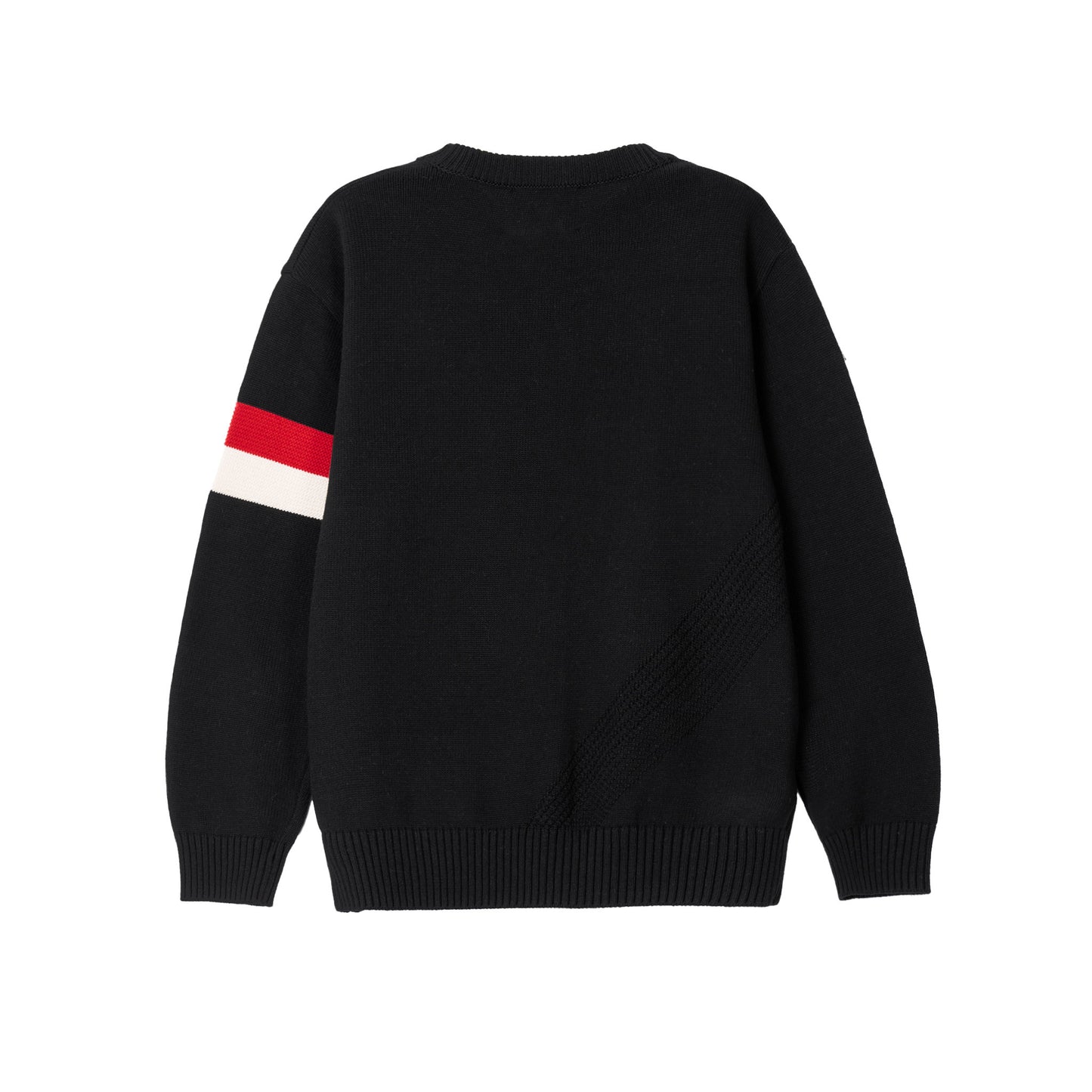 ATYS® TRICOLOR KNIT COTTON SWEATER