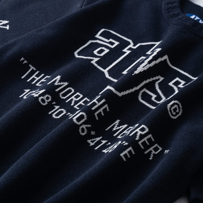 ATYS® "THE MORE THE MERRER" KNIT COTTON T - SHIRT