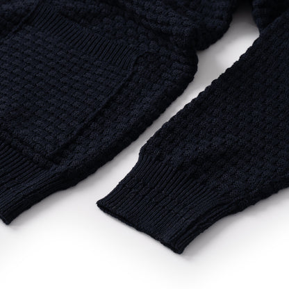 ATYS® BASKET WEAVE KNIT COTTON CARDIGAN