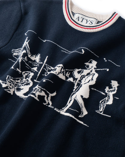 ATYS® HERITAGE CLUB KNIT COTTON T-SHIRT