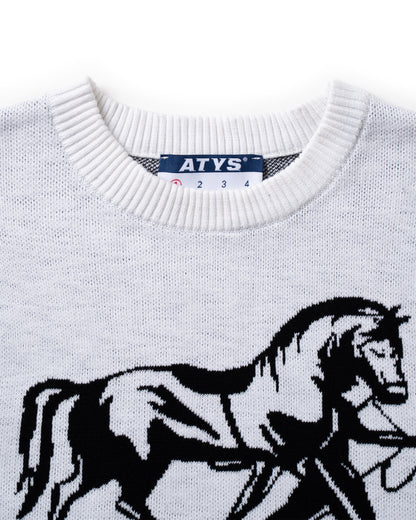 ATYS® MUSTANG KNIT COTTON T-SHIRT