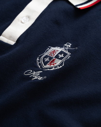 ATYS® CONTRAST SLEEVE CREST POLO