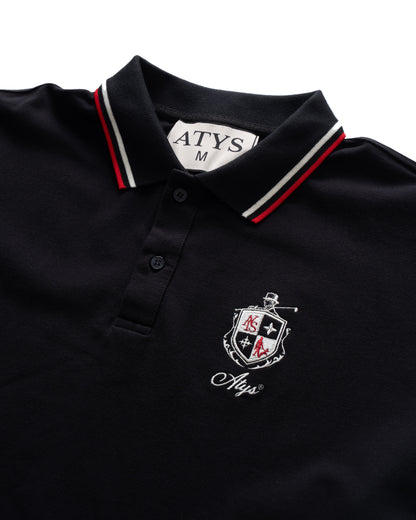 ATYS® TWIN STRIPE COLLAR POLO SHIRT