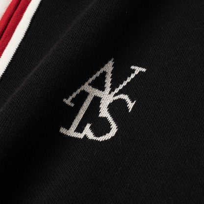 ATYS® Tri-Color Zipped Knit Cotton Blouson Jacket
