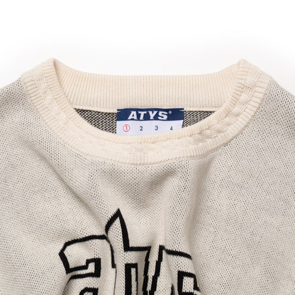 ATYS® "THE MORE THE MERRER" KNIT COTTON T - SHIRT
