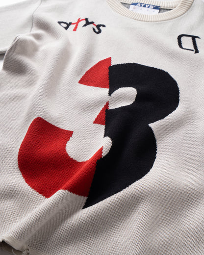 ATYS® NO.3 VARSITY KNIT COTTON T-SHIRT
