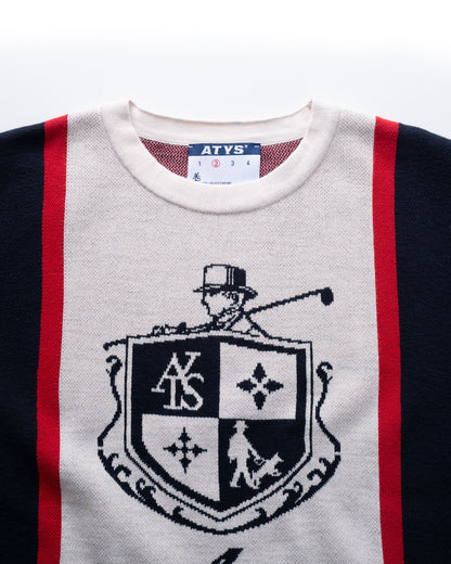 ATYS HERITAGE CREST KNIT COTTON T-SHIRT