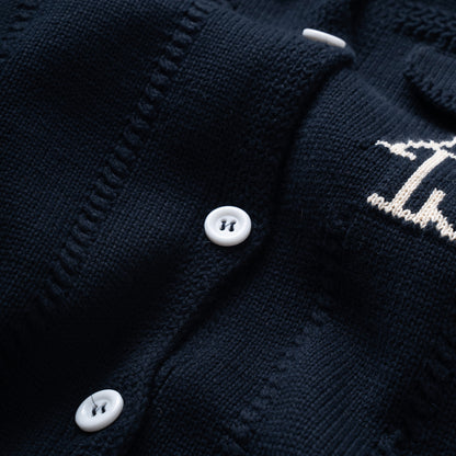 ATYS® BUTTON UP  KNIT COTTON JACKET