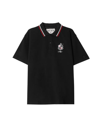 ATYS® TWIN STRIPE COLLAR POLO SHIRT