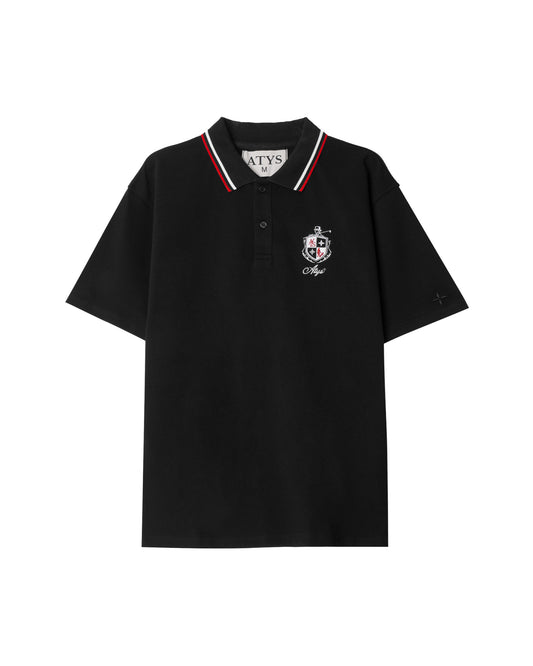 ATYS® TWIN STRIPE COLLAR POLO SHIRT