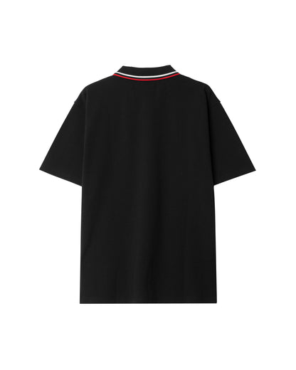 ATYS® TWIN STRIPE COLLAR POLO SHIRT